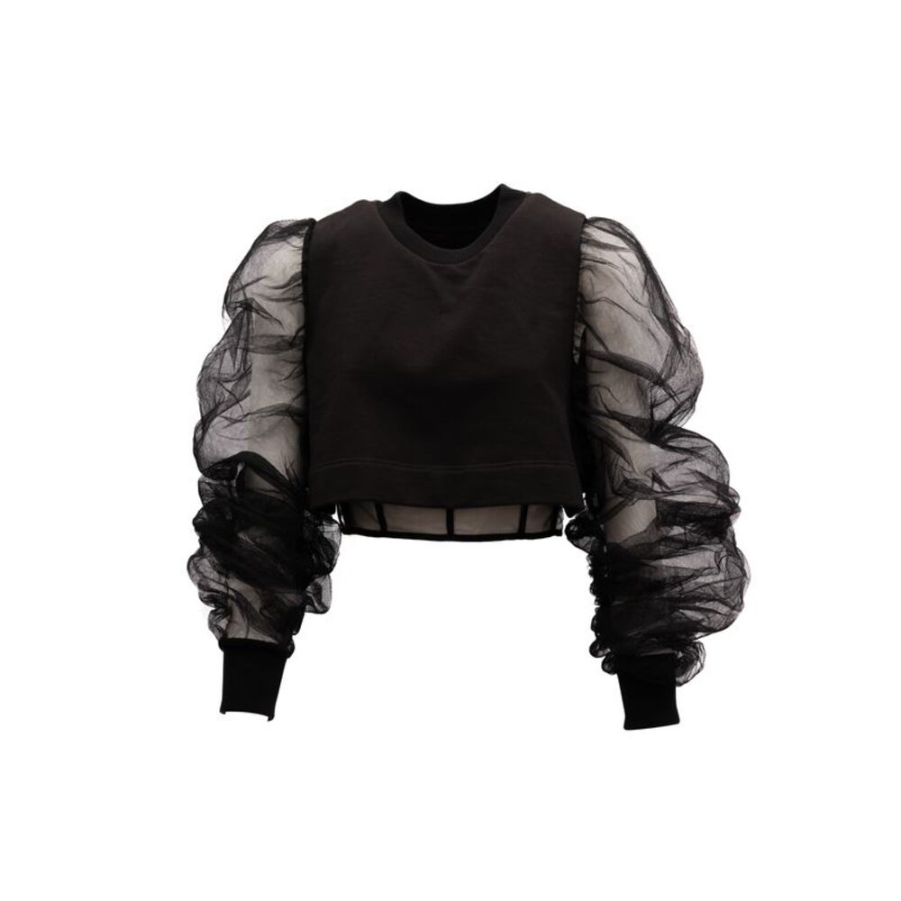 Alexander McQueen Women Cotton Longsleeved Women's croptop